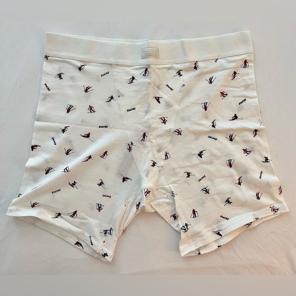 BRAND NEW NWT SKIMS SKIER PRINT BOYFRIEND FIT BOXERS
